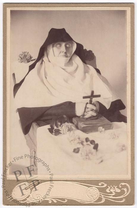 An unidentified nun