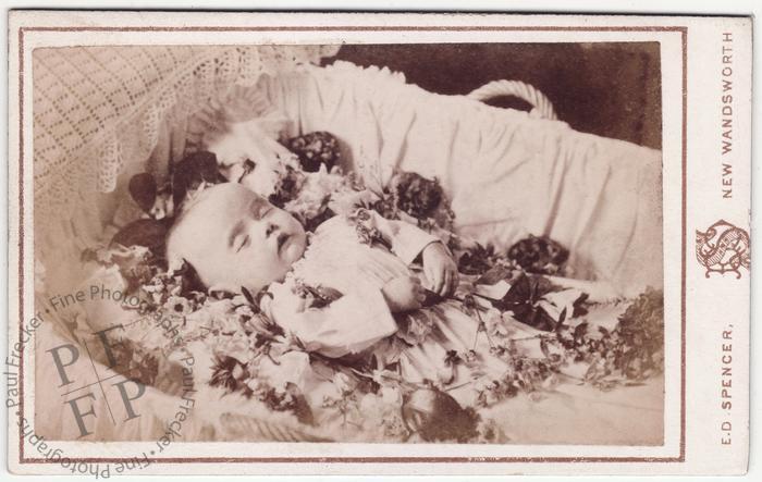 Baby with flowers