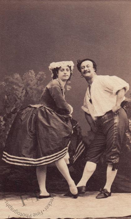 Henriette Schlosser and Eugène Coralli
