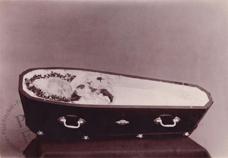 Baby in a coffin