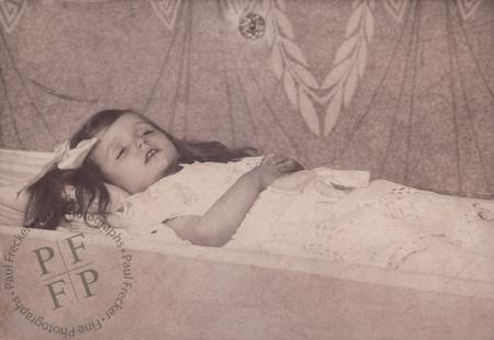 Young girl with a hair ribbon
