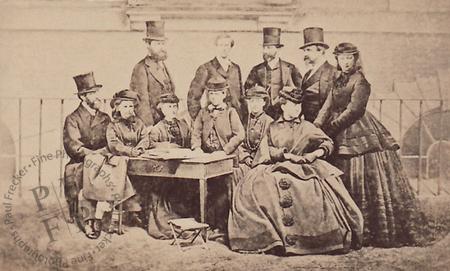The Orléans family in exile