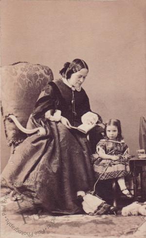 'Madame Claremont avec sa fillette'