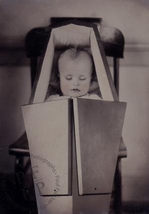 Baby in a coffin